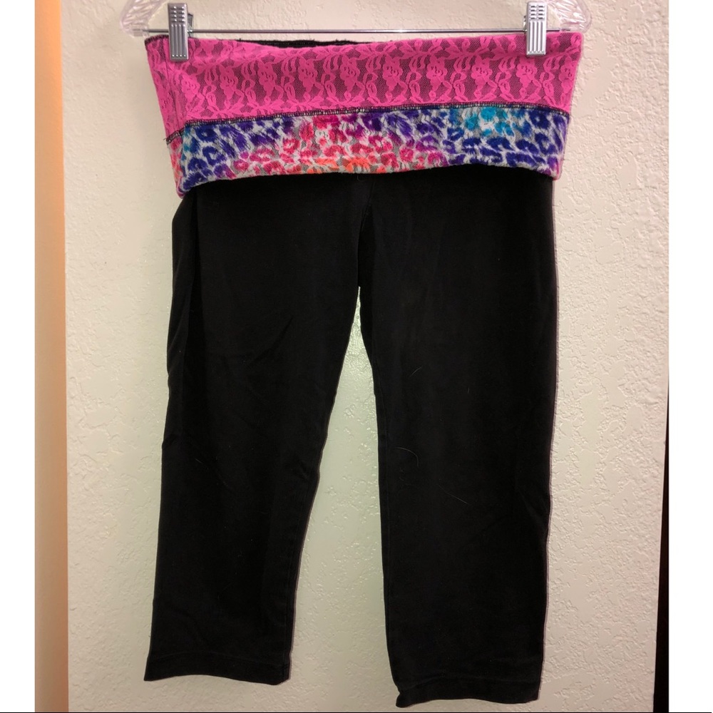 PINK crop yoga pants | M